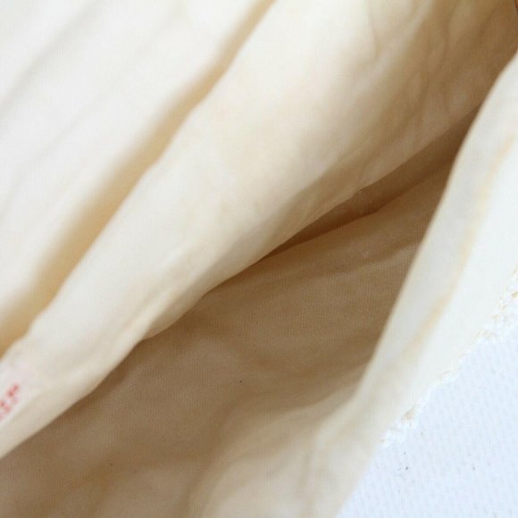 Vintage La Regale Ltd Beaded Beige/Ivory Foldover Clutch Handbag Purse Evening - Picture 6 of 8